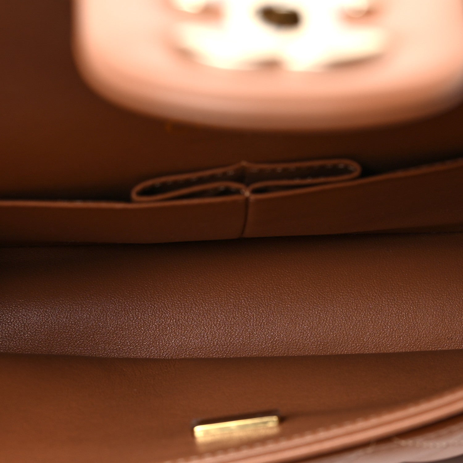 Chanel Lambskin Quilted Small Double Flap Brown 5 of 8