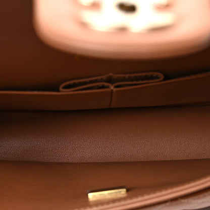 Chanel Lambskin Quilted Small Double Flap Brown 5 of 8