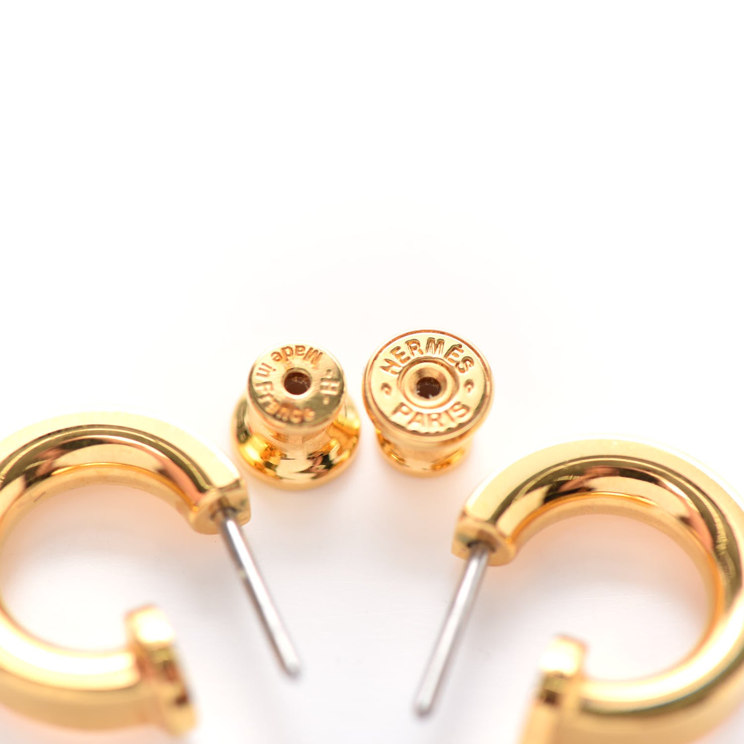 Hermes Swift O'Kelly Earrings Etoupe 3 of 5