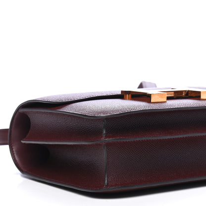 Hermes Epsom Constance 24 Bordeaux 7 of 9