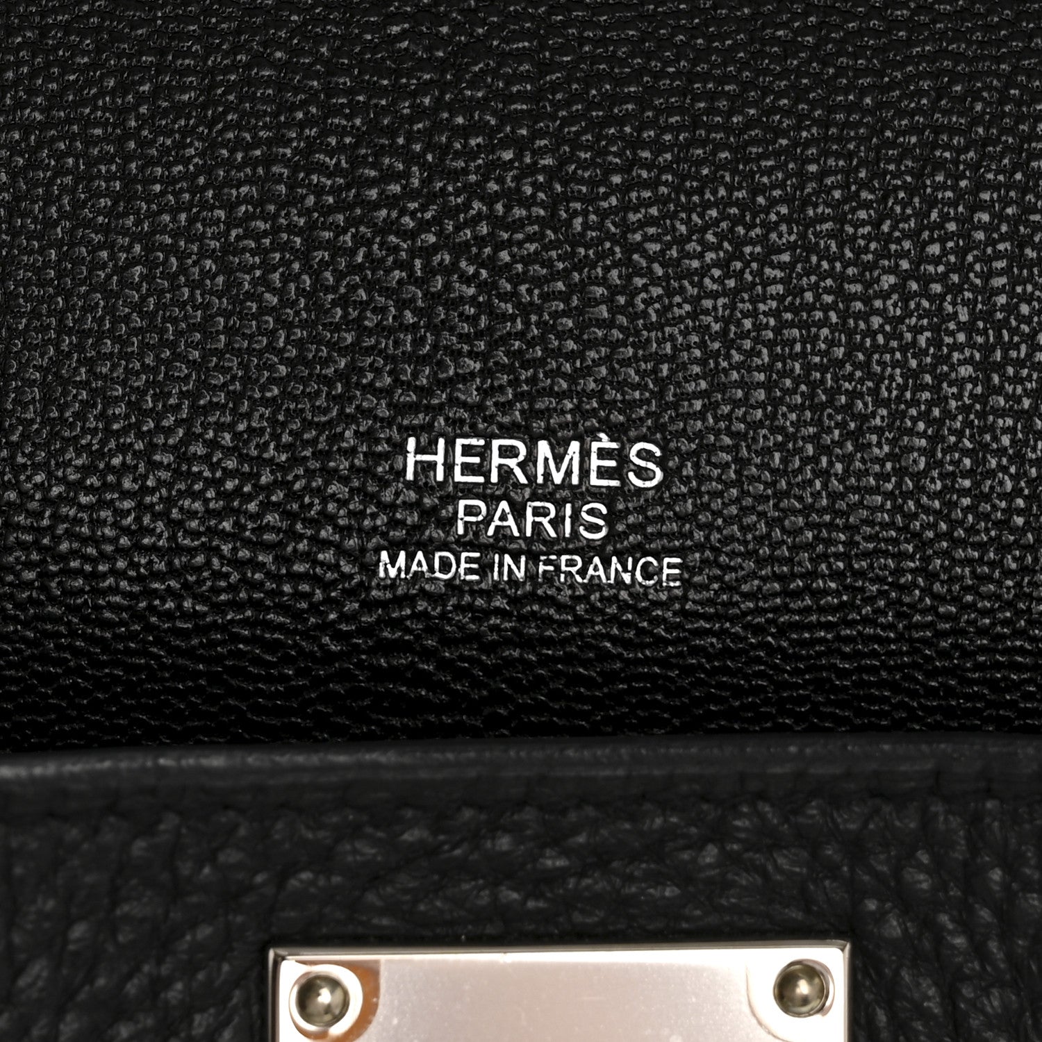Hermes Taurillon Clemence Jypsiere 31 Black 6 of 15
