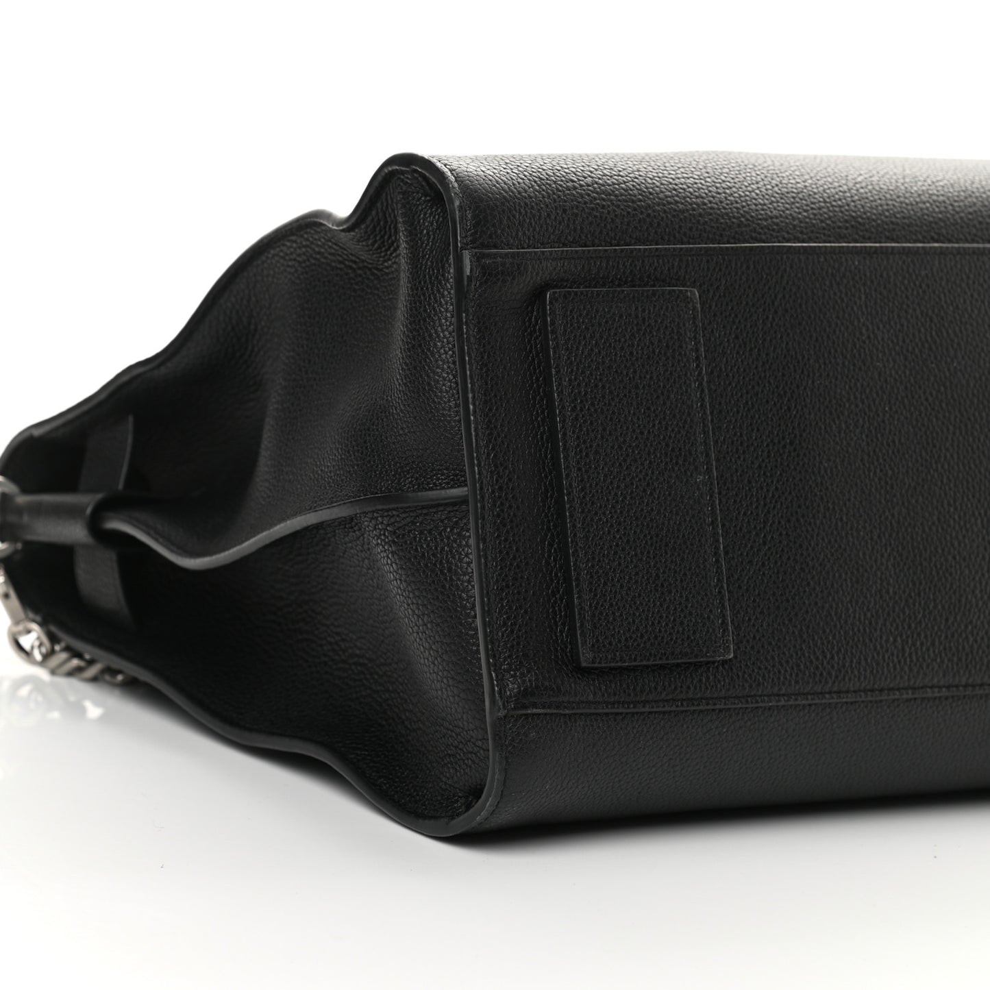 Grained Calfskin Medium Souple Sac De Jour Duffle Black