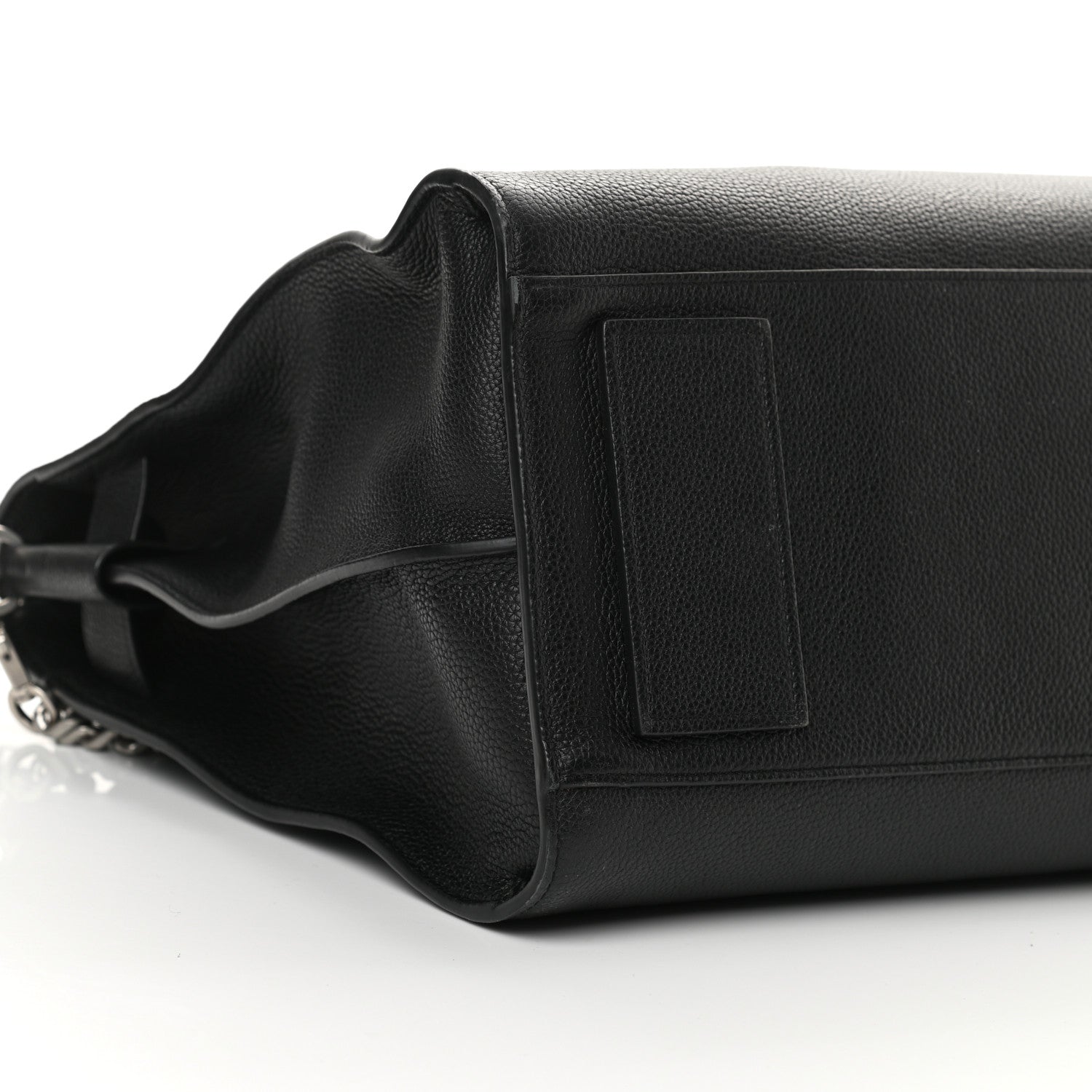 Saint Laurent Grained Calfskin Medium Souple Sac De Jour Duffle Black 9 of 12