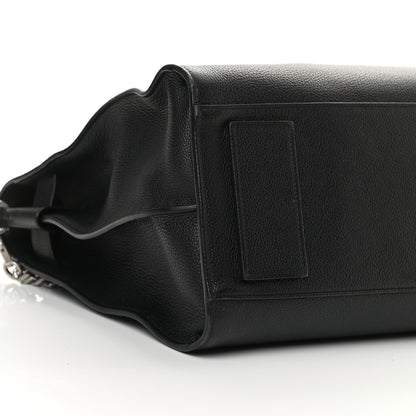 Saint Laurent Grained Calfskin Medium Souple Sac De Jour Duffle Black 9 of 12