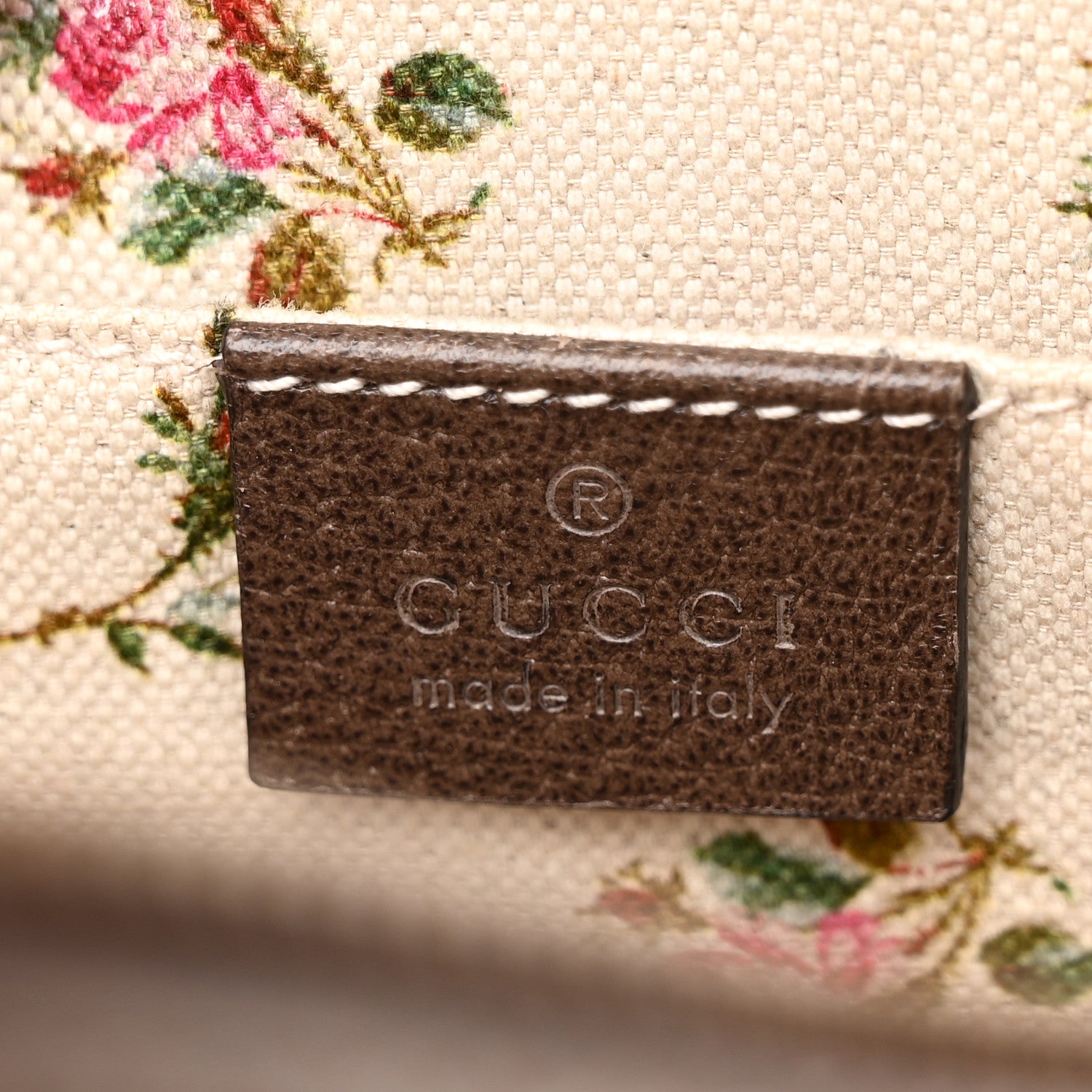 Gucci GG Supreme Monogram Web Neo Vintage Shoulder Bag Beige New Acero Crop 6 of 10