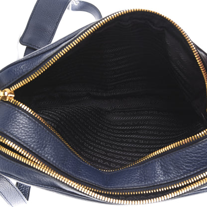 Prada Vitello Phenix Camera Bag Baltico 5 of 10