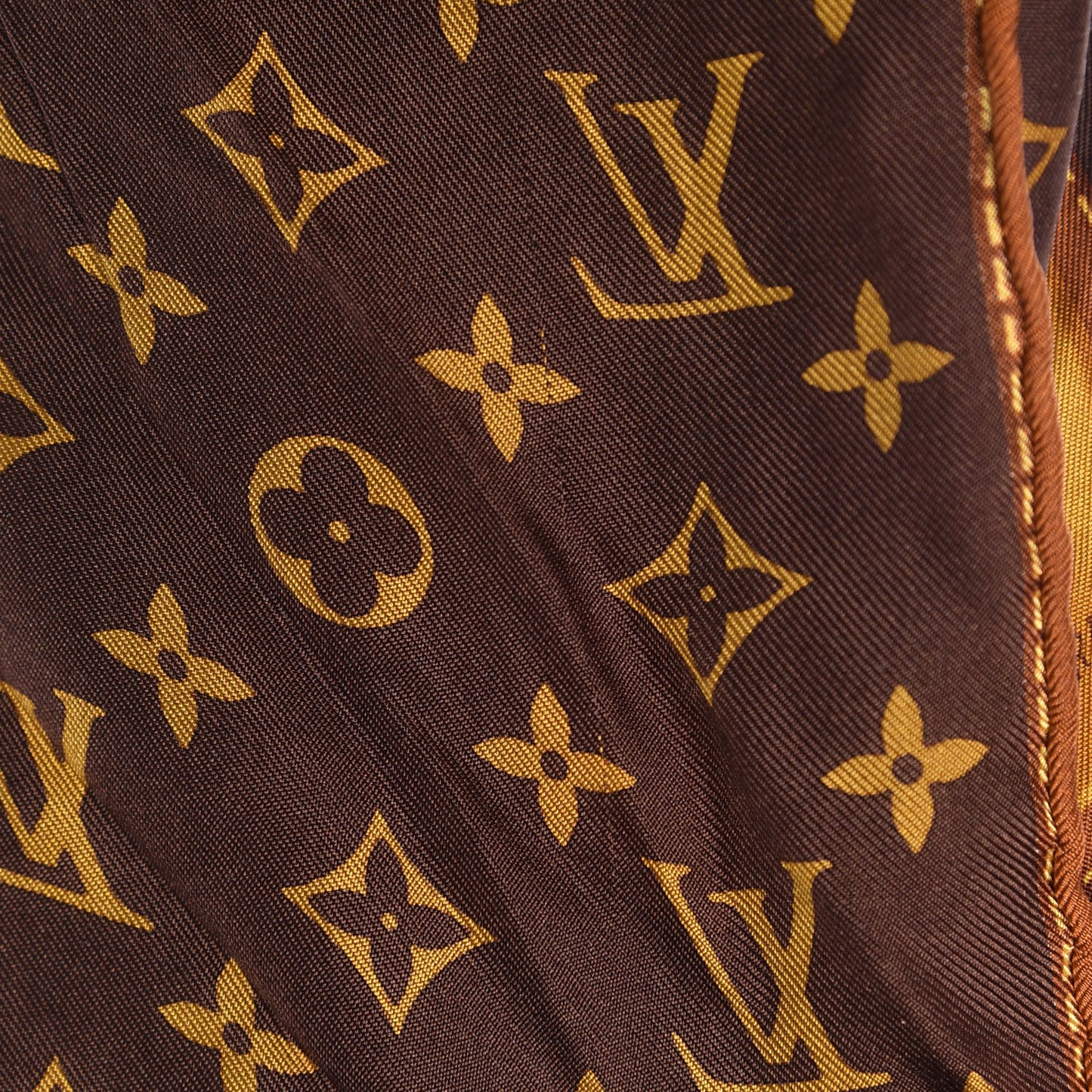 Silk Monogram Classic Square Scarf