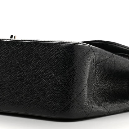 Chanel Caviar Quilted Jumbo Double Flap Black 10 of 10