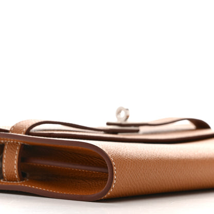 Hermes Epsom Kelly Wallet To Go Gold 9 of 11