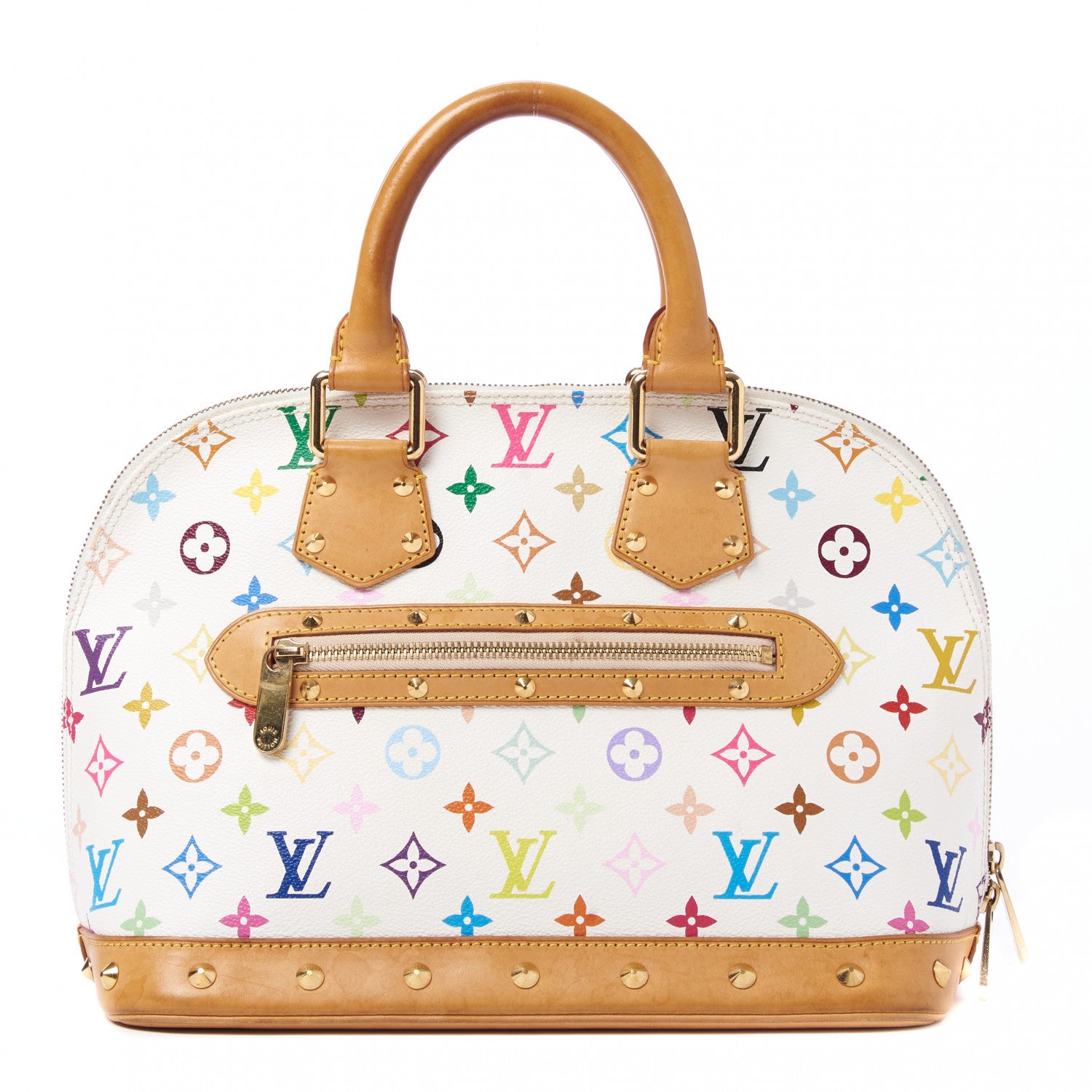 Louis Vuitton Monogram Multicolor Alma White 1 of 9