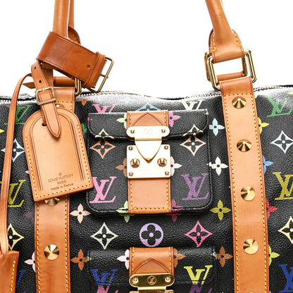Louis Vuitton Monogram Multicolor Keepall 45 Black 6 of 11