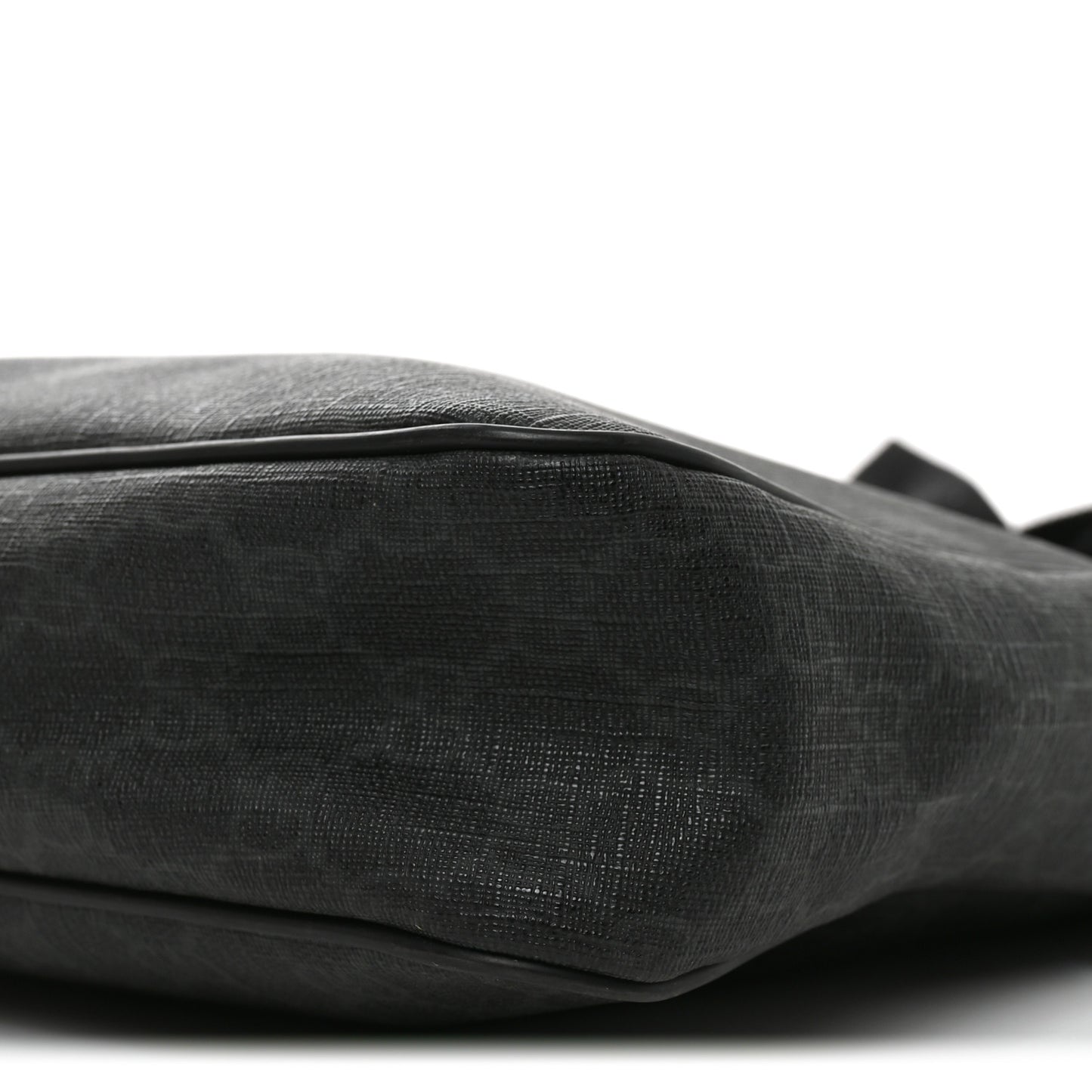 GG Supreme Monogram Messenger Bag Black Grey