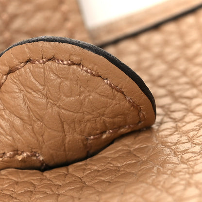 Hermes Taurillon Clemence Amazone Evelyne TPM Chai 6 of 9