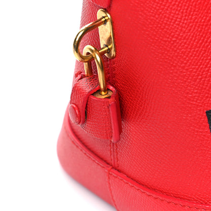 Balenciaga Grained Calfskin M Ville Top Handle Bag Rouge Coquelicot 7 of 12