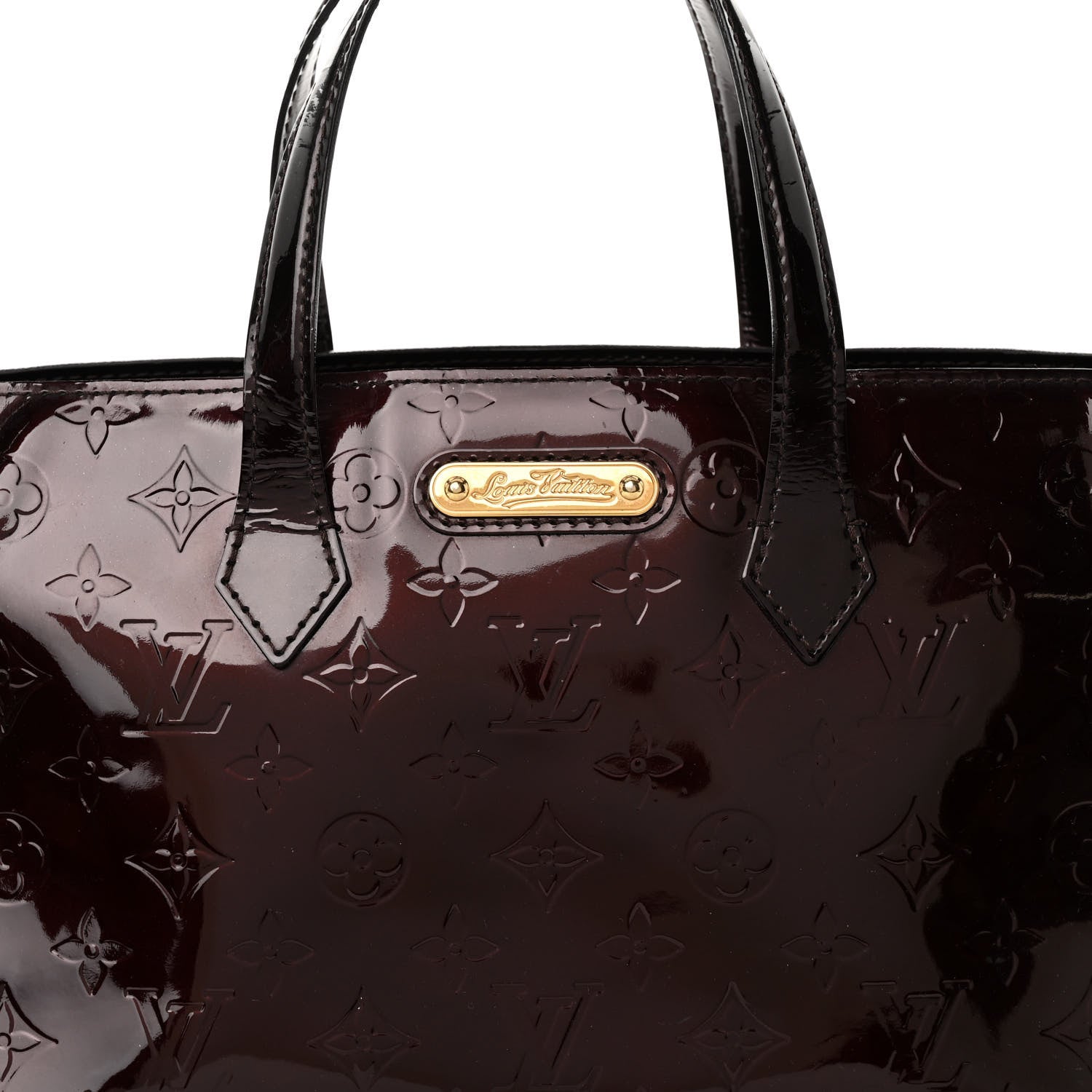 Louis Vuitton Vernis Wilshire PM Amarante 7 of 9