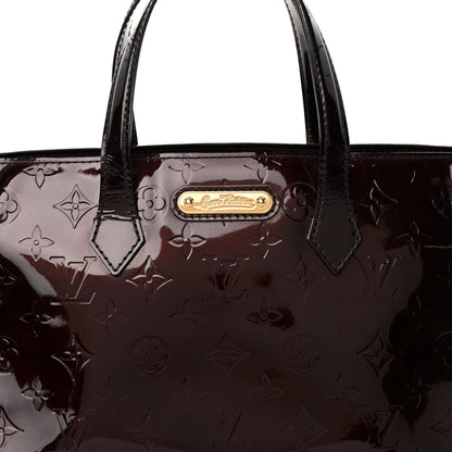 Louis Vuitton Vernis Wilshire PM Amarante 7 of 9