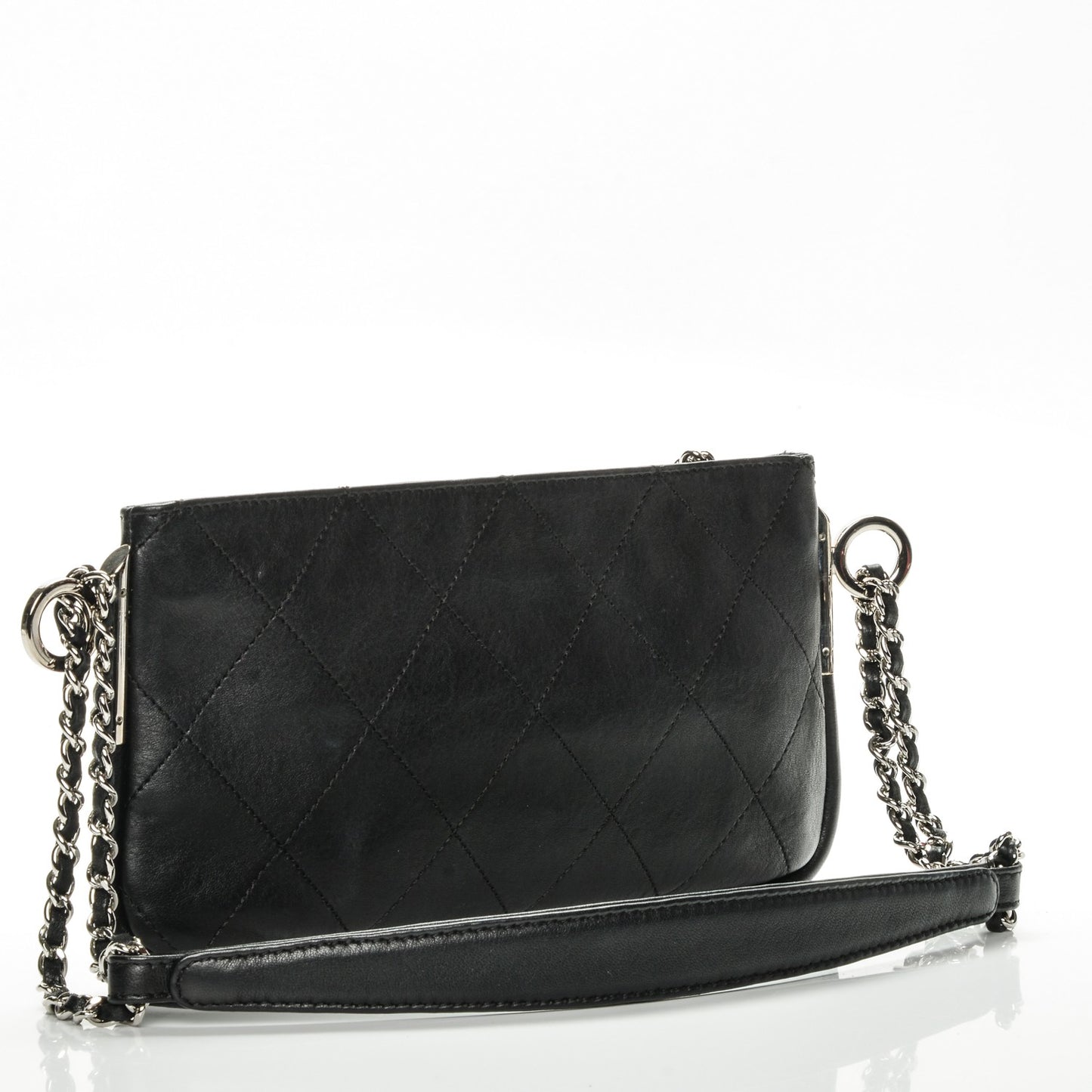 Lambskin Ultimate Soft Pochette Black