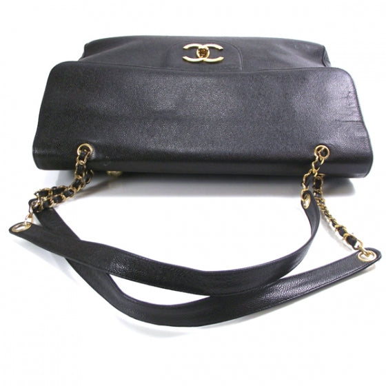 Caviar XL Business Tote Black