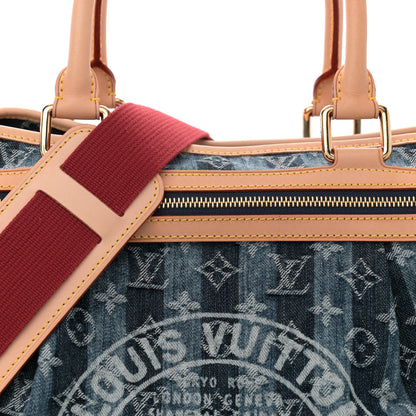 Louis Vuitton Denim Raye Cabas GM 9 of 12