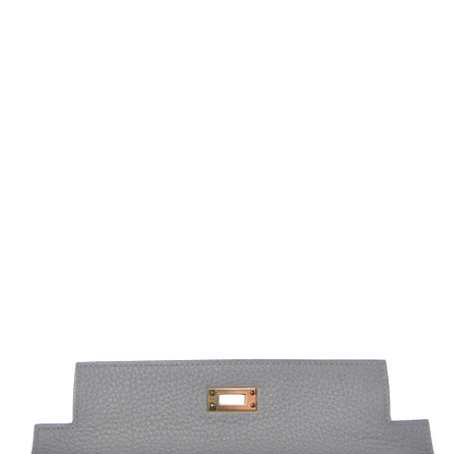 Hermes Togo Kelly Retourne 25 Gris Mouette 13 of 35