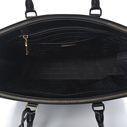 Prada Saffiano Large Galleria Double Zip Tote Black 5 of 11