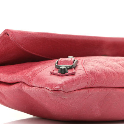 Balenciaga Agneau Classic Hardware Envelope Clutch Rose Thulian 8 of 11