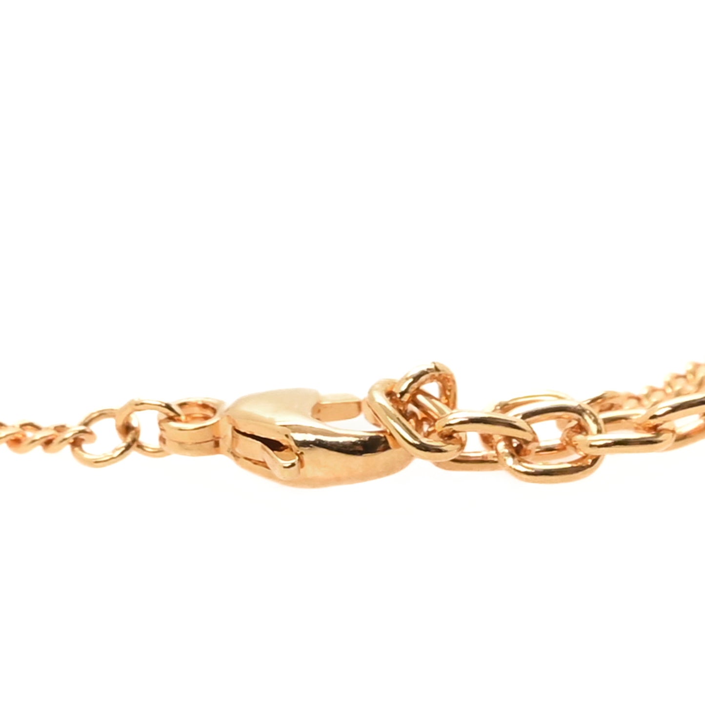 Brass Monogram Twist Bracelet Gold