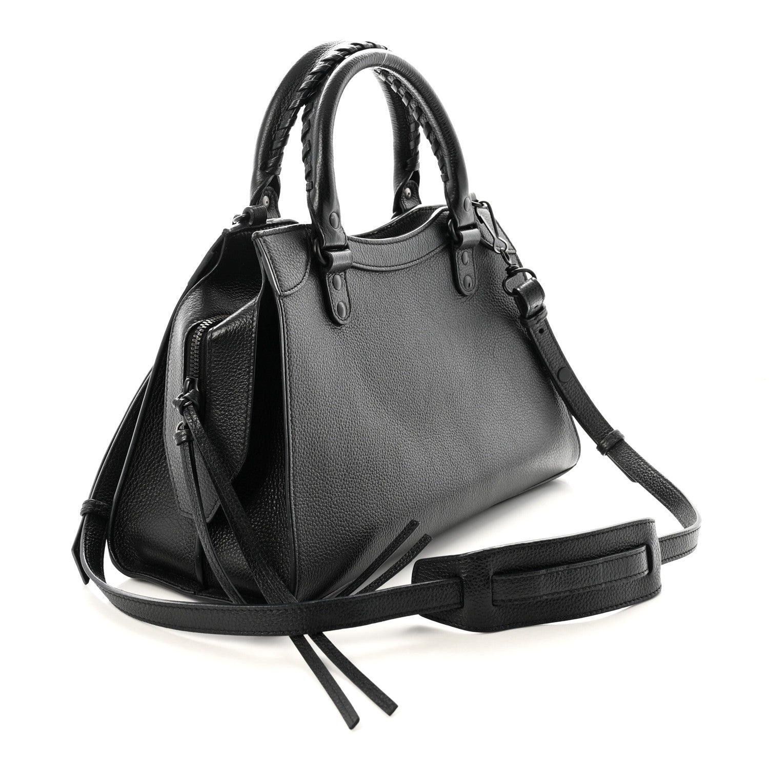 Balenciaga Grained Calfskin Neo Classic Black Hardware S City Black 3 of 9