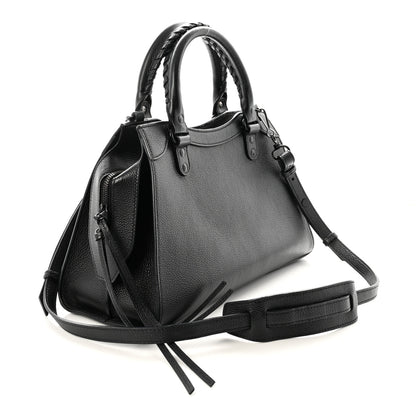 Balenciaga Grained Calfskin Neo Classic Black Hardware S City Black 3 of 9