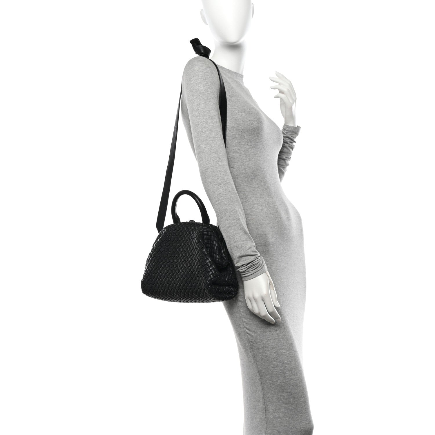 Bottega Veneta Nappa Intrecciato Small Padded The Handle Black 2 of 11