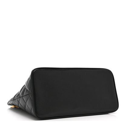 Chanel Caviar Quilted Medallion Tote Black 4 of 10