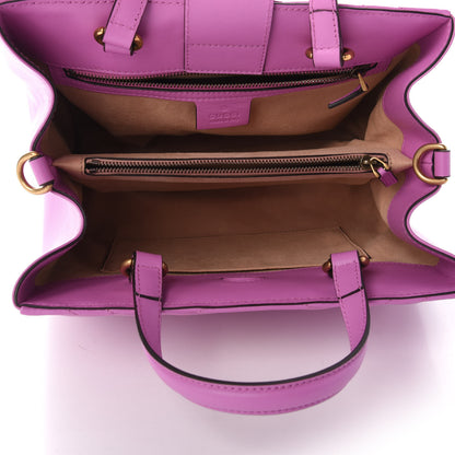 Gucci Calfskin Matelasse Small GG Marmont Tote Candy Mousse 6 of 10