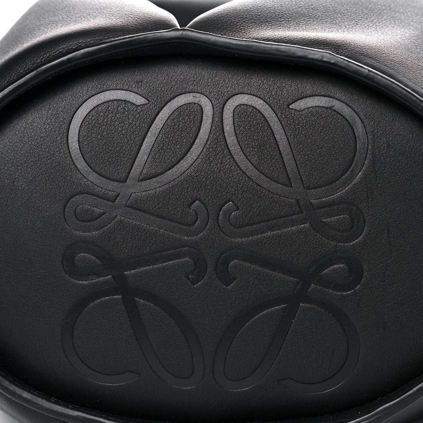 Calfskin Large Elephant Crossbody Bag Black