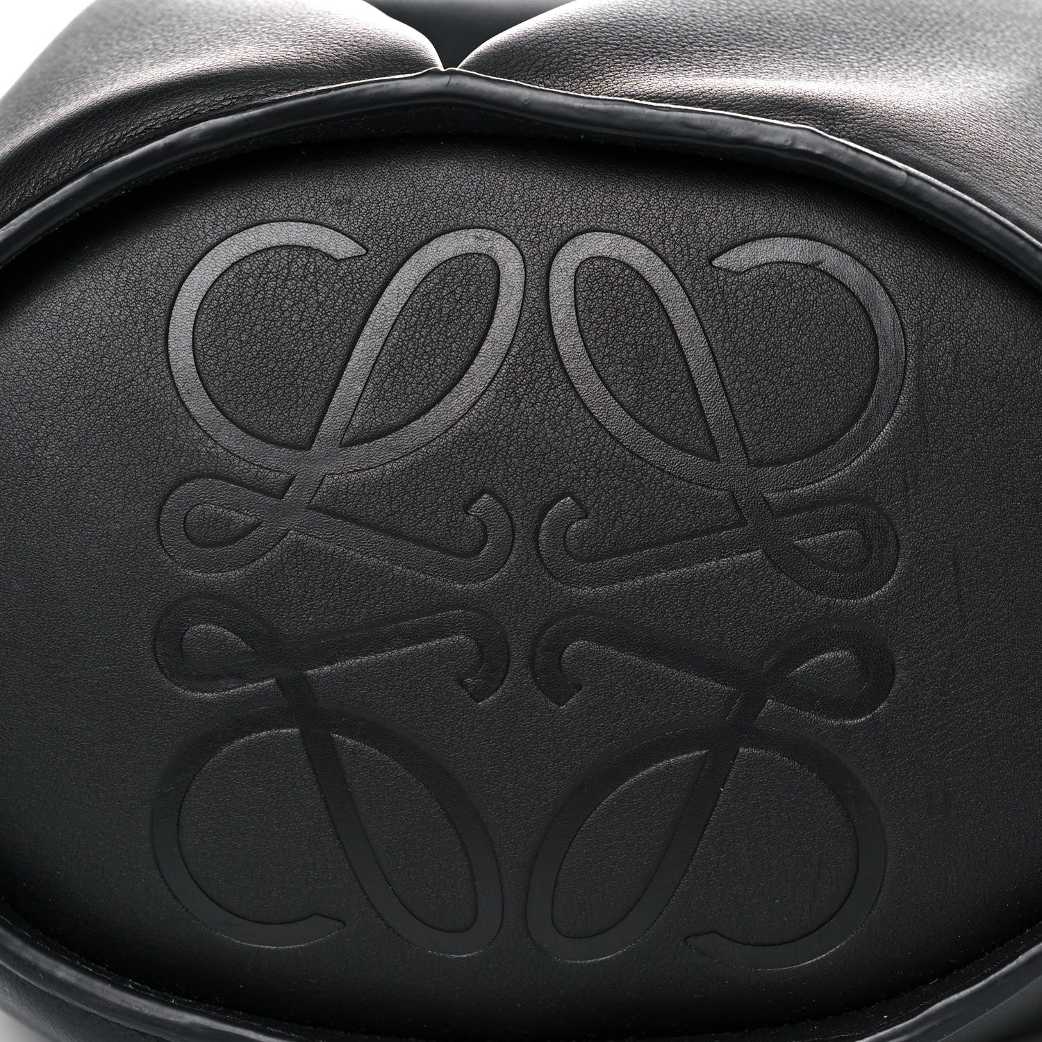 Loewe Calfskin Large Elephant Crossbody Bag Black 10 of 12