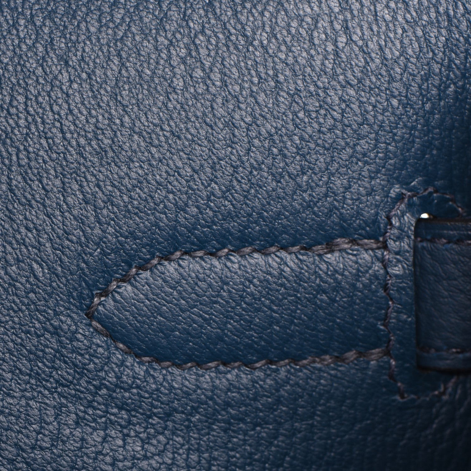 Hermes Taurillon Clemence Birkin 35 Bleu De Prusse 14 of 24