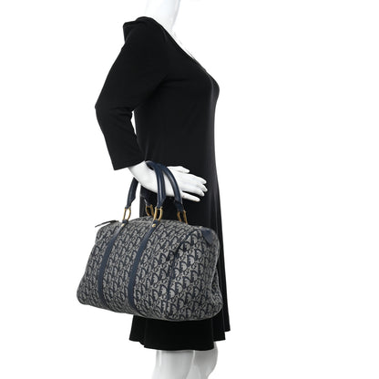 Christian Dior Monogram Duffle Navy Blue 2 of 18