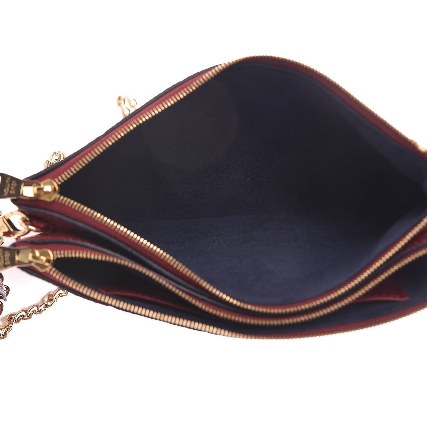 Empreinte Double Zip Pochette Cherry Berry