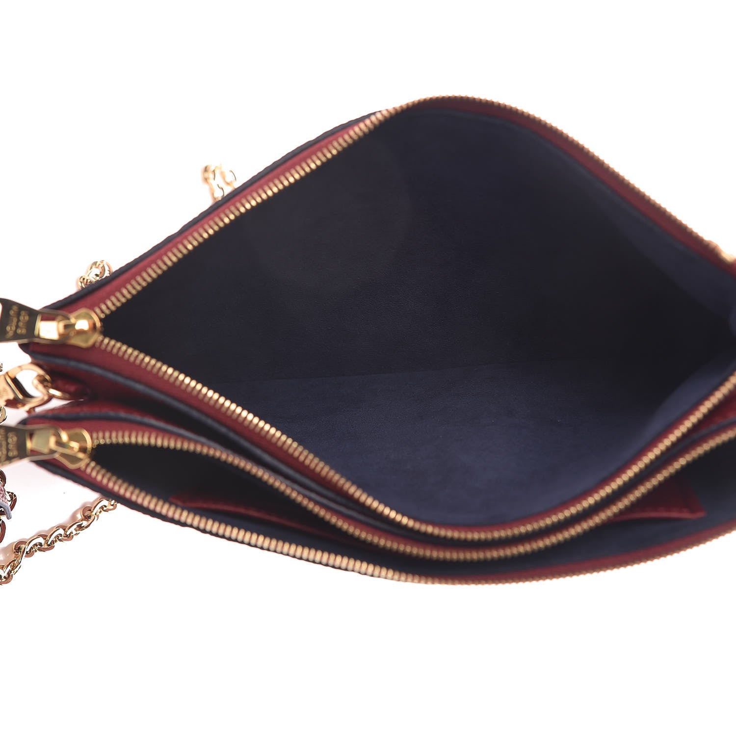 Louis Vuitton Empreinte Double Zip Pochette Cherry Berry 6 of 11