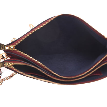Louis Vuitton Empreinte Double Zip Pochette Cherry Berry 6 of 11