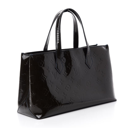 Louis Vuitton Vernis Wilshire PM Blue Infini 3 of 9