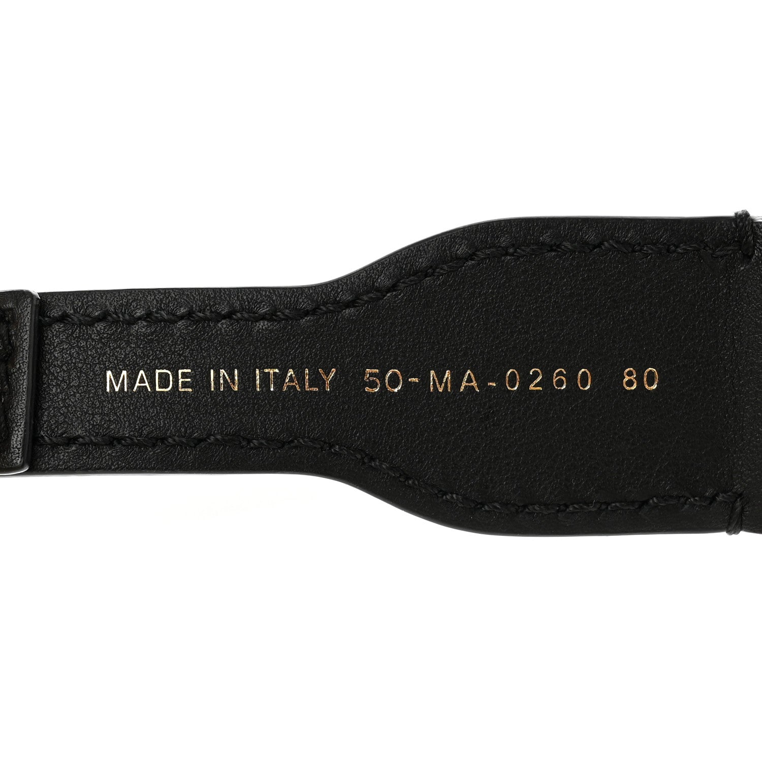 Christian Dior Canvas Embroidered Book Belt 80 32 Black White 5 of 7