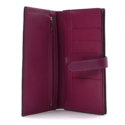 Hermes Epsom Bearn Gusset Wallet Tosca 5 of 7