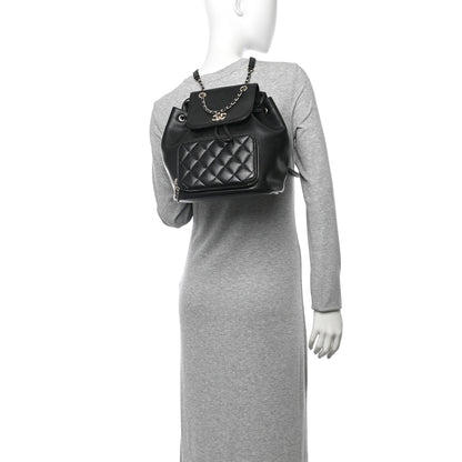 Chanel Caviar Quilted Business Affinity Backpack Black 2 of 12