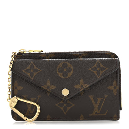 Louis Vuitton Monogram Recto Verso Card Holder Black 1 of 8