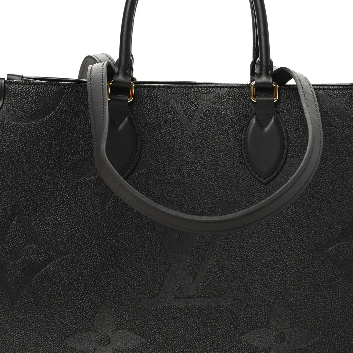 Louis Vuitton Empreinte Monogram Giant Onthego MM Black 6 of 9