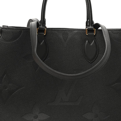 Louis Vuitton Empreinte Monogram Giant Onthego MM Black 6 of 9
