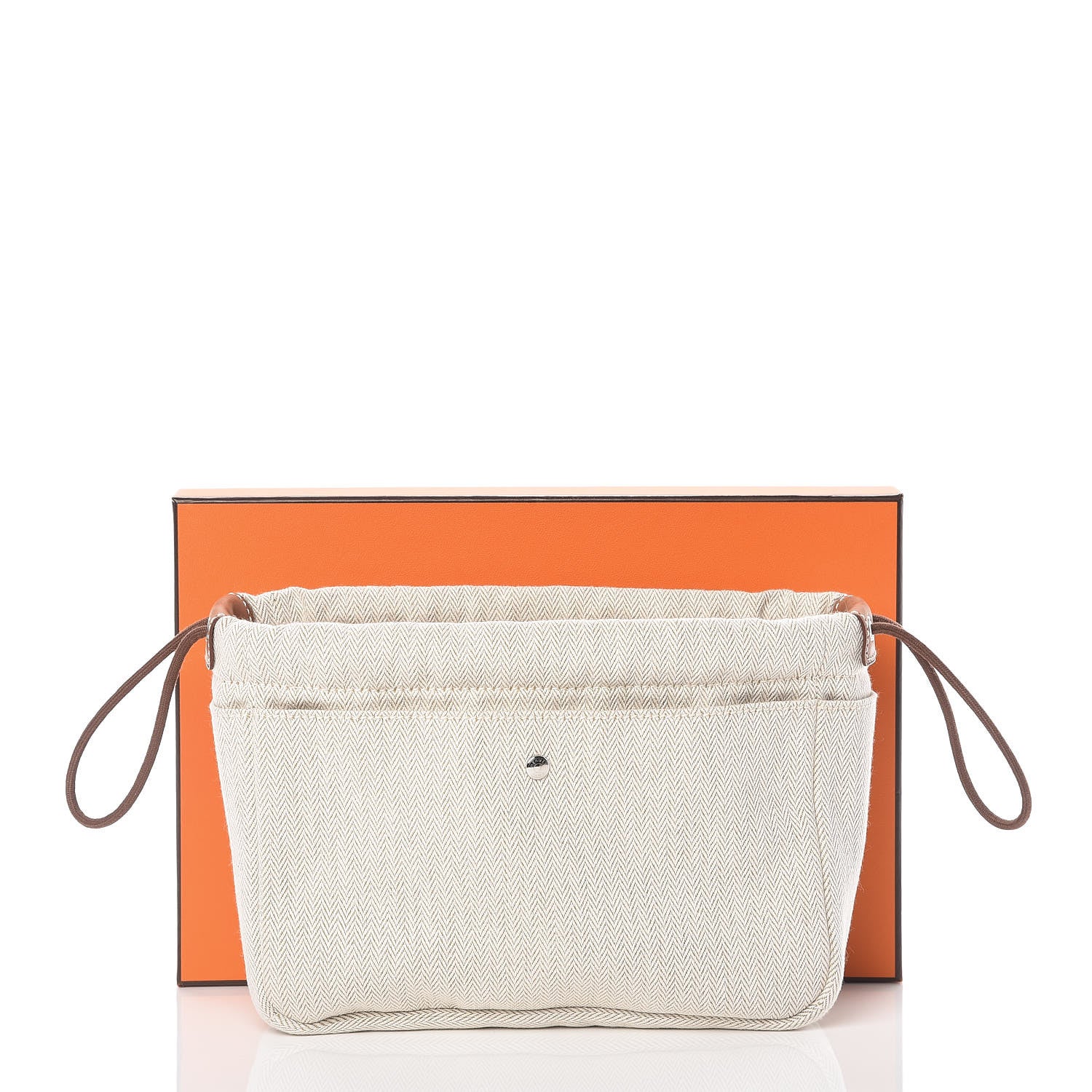 Hermes Canvas Barenia Fourbi 20 PM Pouch Naturel Fauve 8 of 8