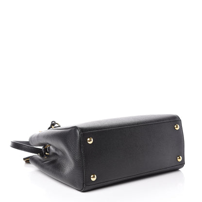 Fendi Vitello Elite Petite 2Jours Tote Black 4 of 10