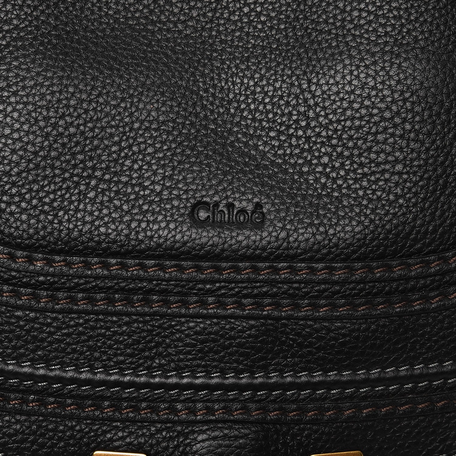 Chloe Calfskin Medium Marcie Satchel Black 9 of 9