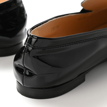 Chanel Patent CC Mocassin Loafers 42 Black 9 of 15
